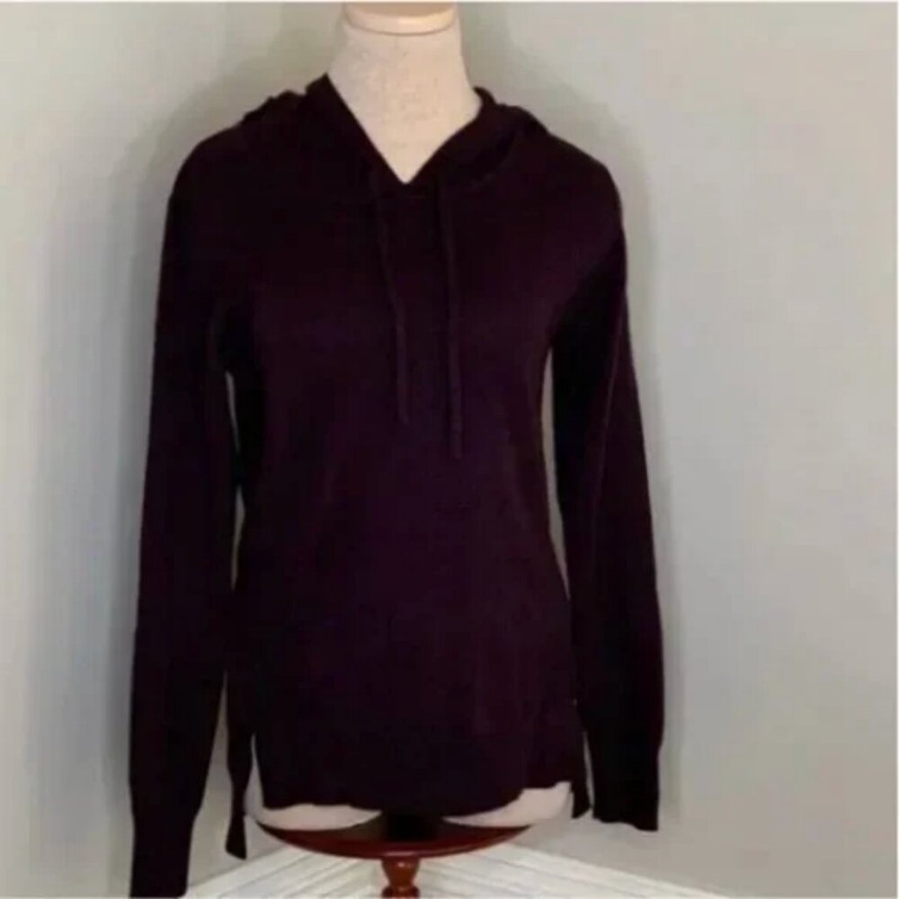 Athleta Long Sleeve Sweater Hoodie Wine Colored Size XS